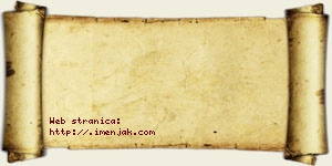 Jagoda Milović vizit kartica